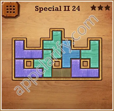 Wood Block Puzzle Special II Level 24 Solution