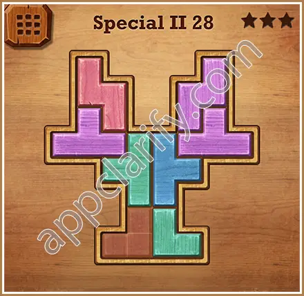 Wood Block Puzzle Special II Level 28 Solution