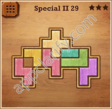 Wood Block Puzzle Special II Level 29 Solution