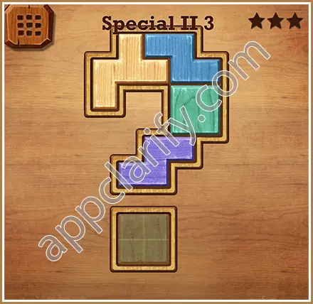 Wood Block Puzzle Special II Level 3 Solution