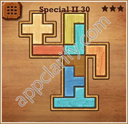 Wood Block Puzzle Special II Level 30 Solution