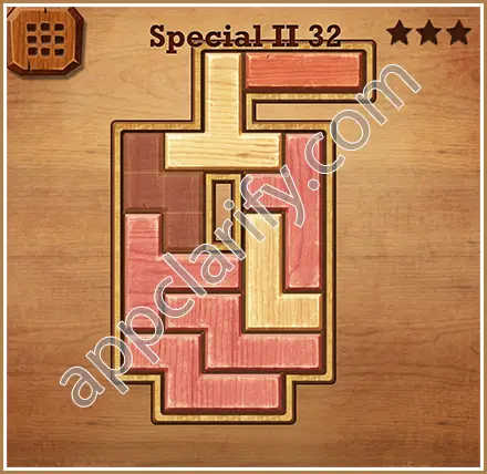 Wood Block Puzzle Special II Level 32 Solution