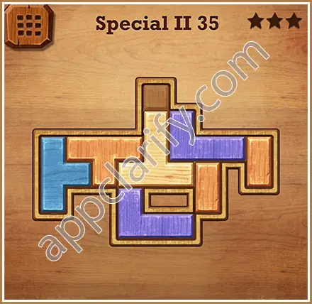 Wood Block Puzzle Special II Level 35 Solution