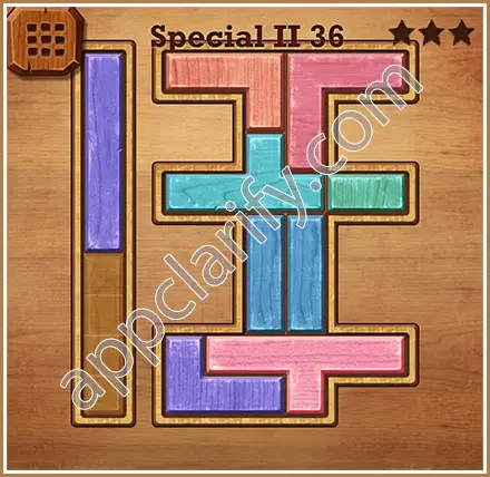 Wood Block Puzzle Special II Level 36 Solution