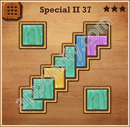 Wood Block Puzzle Special II Level 37 Solution