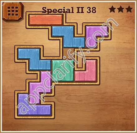 Wood Block Puzzle Special II Level 38 Solution