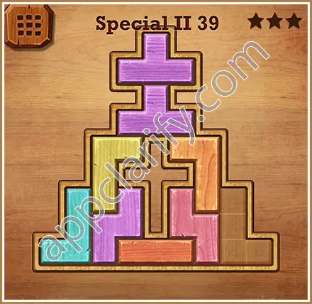 Wood Block Puzzle Special II Level 39 Solution