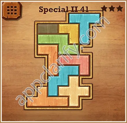 Wood Block Puzzle Special II Level 41 Solution