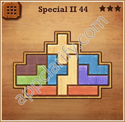 Wood Block Puzzle Special II Level 44 Solution