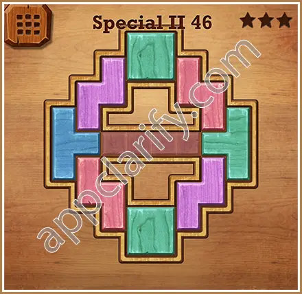 Wood Block Puzzle Special II Level 46 Solution