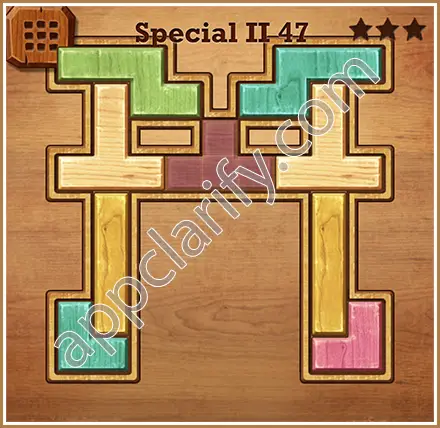 Wood Block Puzzle Special II Level 47 Solution