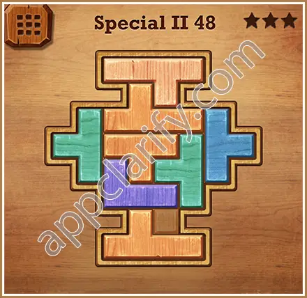 Wood Block Puzzle Special II Level 48 Solution