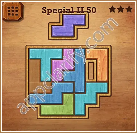 Wood Block Puzzle Special II Level 50 Solution