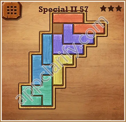 Wood Block Puzzle Special II Level 57 Solution