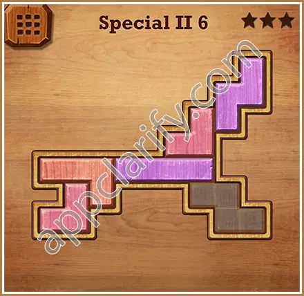 Wood Block Puzzle Special II Level 6 Solution