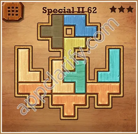 Wood Block Puzzle Special II Level 62 Solution