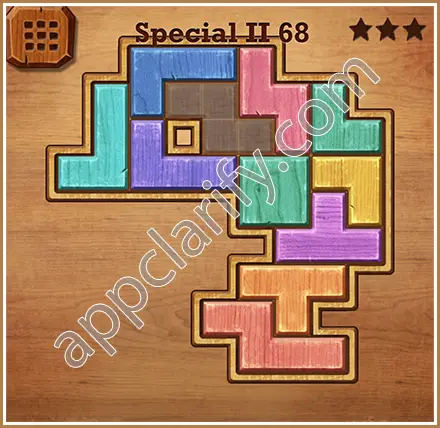 Wood Block Puzzle Special II Level 68 Solution