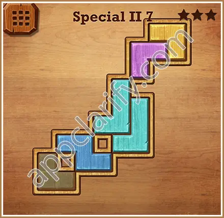 Wood Block Puzzle Special II Level 7 Solution