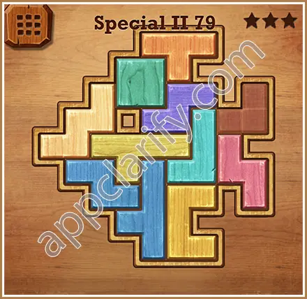 Wood Block Puzzle Special II Level 79 Solution
