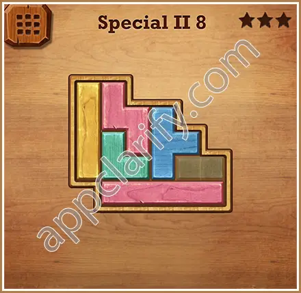Wood Block Puzzle Special II Level 8 Solution