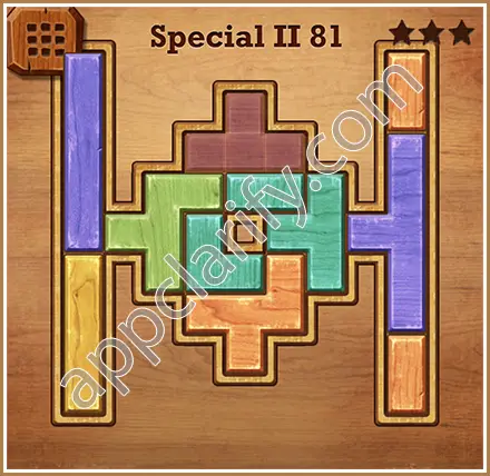Wood Block Puzzle Special II Level 81 Solution