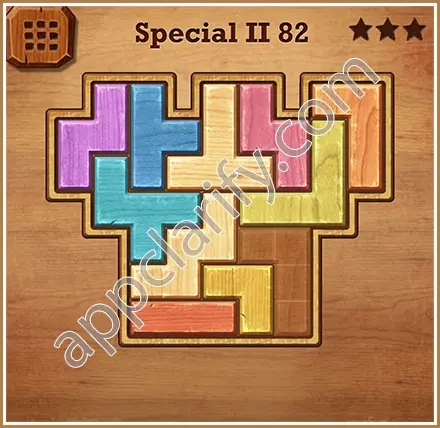 Wood Block Puzzle Special II Level 82 Solution