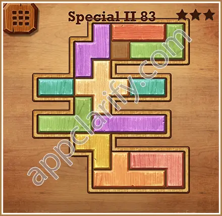 Wood Block Puzzle Special II Level 83 Solution