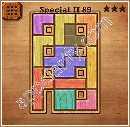 Wood Block Puzzle Special II Level 89 Solution