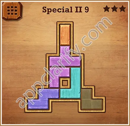 Wood Block Puzzle Special II Level 9 Solution