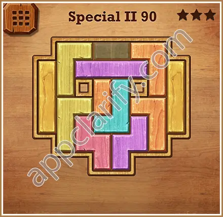 Wood Block Puzzle Special II Level 90 Solution