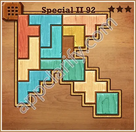 Wood Block Puzzle Special II Level 92 Solution