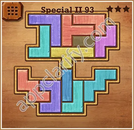 Wood Block Puzzle Special II Level 93 Solution