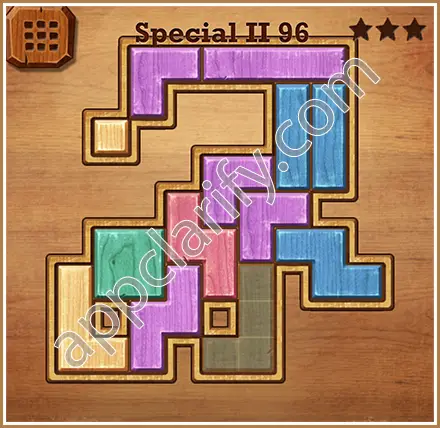 Wood Block Puzzle Special II Level 96 Solution