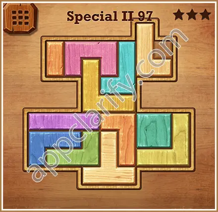 Wood Block Puzzle Special II Level 97 Solution