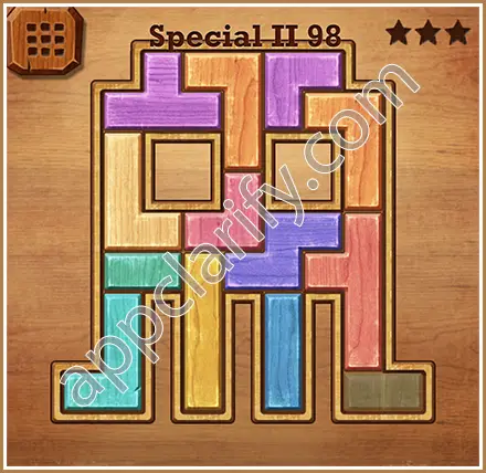 Wood Block Puzzle Special II Level 98 Solution