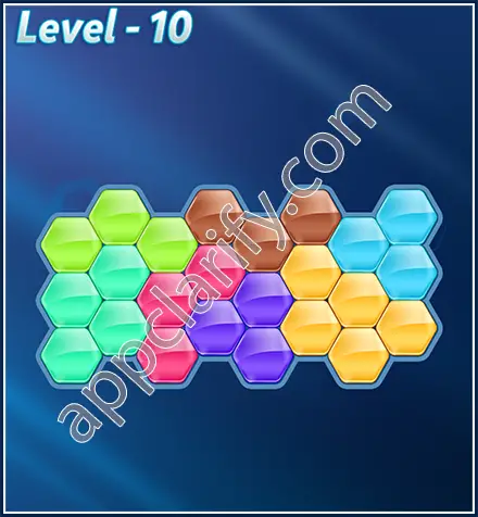 Block! Hexa Puzzle Rotate Skilled Level 10 Solution