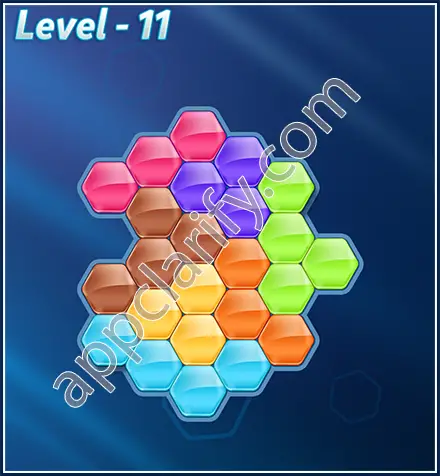 Block! Hexa Puzzle Rotate Skilled Level 11 Solution