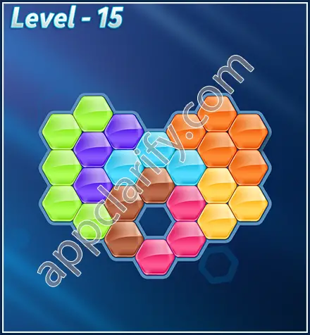 Block! Hexa Puzzle Rotate Skilled Level 15 Solution