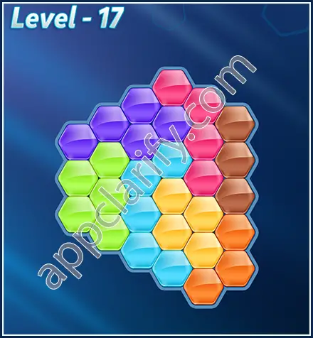 Block! Hexa Puzzle Rotate Skilled Level 17 Solution