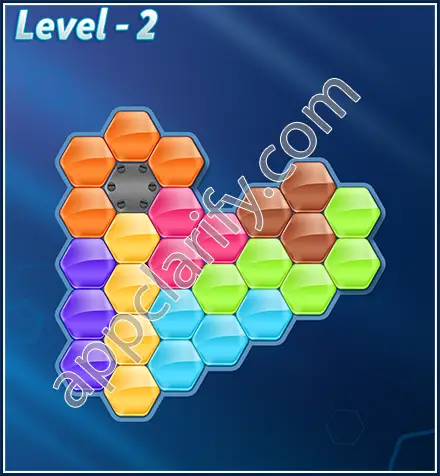 Block! Hexa Puzzle Rotate Skilled Level 2 Solution