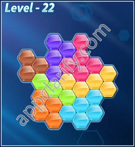Block! Hexa Puzzle Rotate Skilled Level 22 Solution