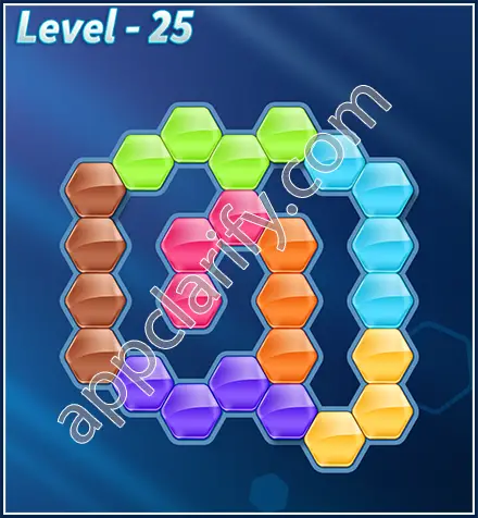 Block! Hexa Puzzle Rotate Skilled Level 25 Solution