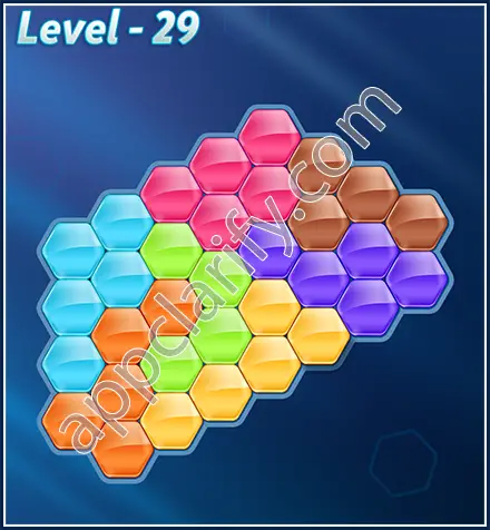 Block! Hexa Puzzle Rotate Skilled Level 29 Solution