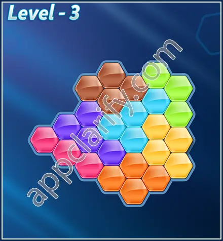 Block! Hexa Puzzle Rotate Skilled Level 3 Solution