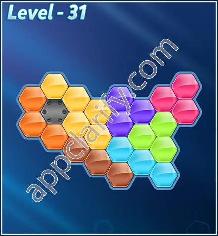 Block! Hexa Puzzle Rotate Skilled Level 31 Solution