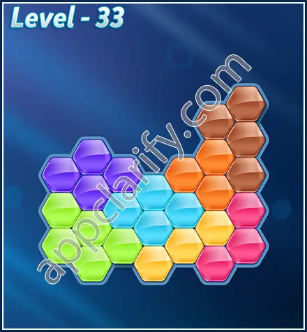 Block! Hexa Puzzle Rotate Skilled Level 33 Solution