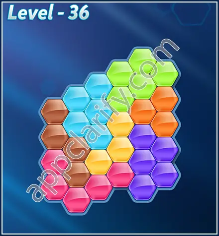 Block! Hexa Puzzle Rotate Skilled Level 36 Solution