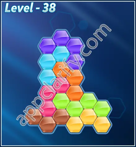 Block! Hexa Puzzle Rotate Skilled Level 38 Solution
