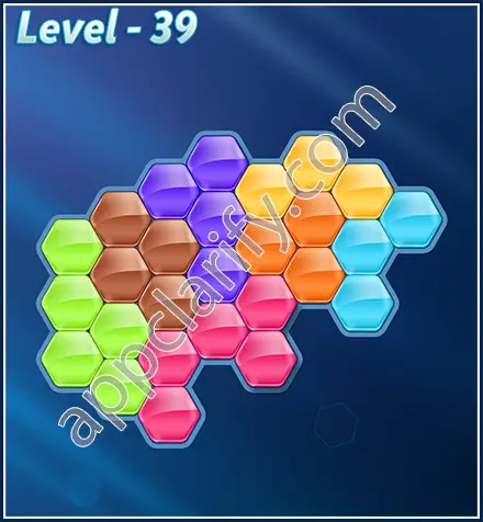 Block! Hexa Puzzle Rotate Skilled Level 39 Solution