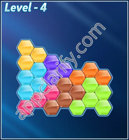 Block! Hexa Puzzle Rotate Skilled Level 4 Solution